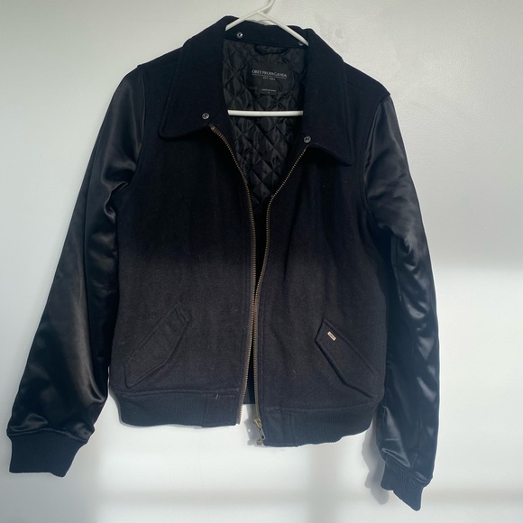 Obey Other - Obey Propaganda Black Bomber Jacket Size L